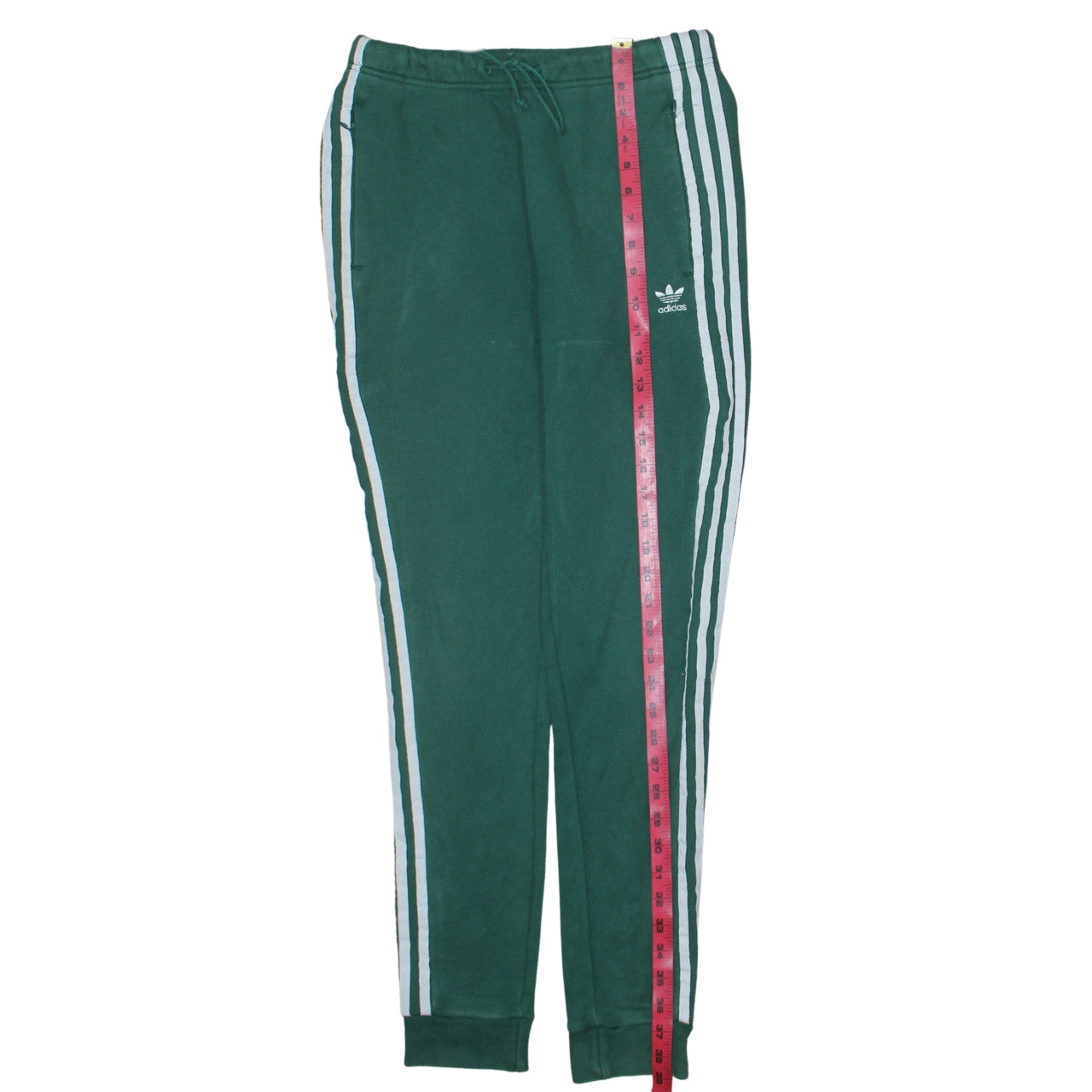 Adidas 90's 3 Stripes Casual Joggers / Sweatpants 28 Green TESTCLUB