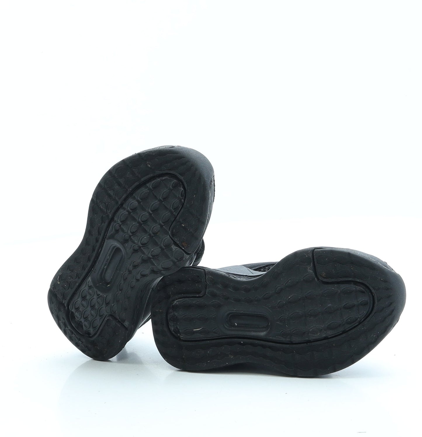 George Boys Black Polyester Trainer UK 5 23
