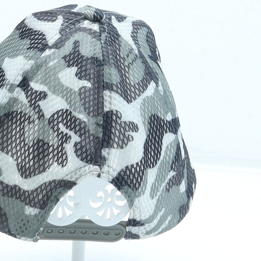 Primark Boys Grey Camouflage Polyester Snapback One Size