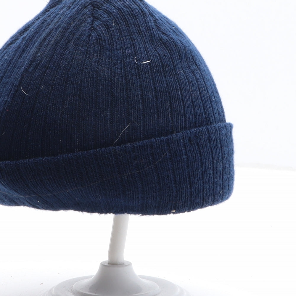 F&F Boys Blue Polyester Beanie One Size
