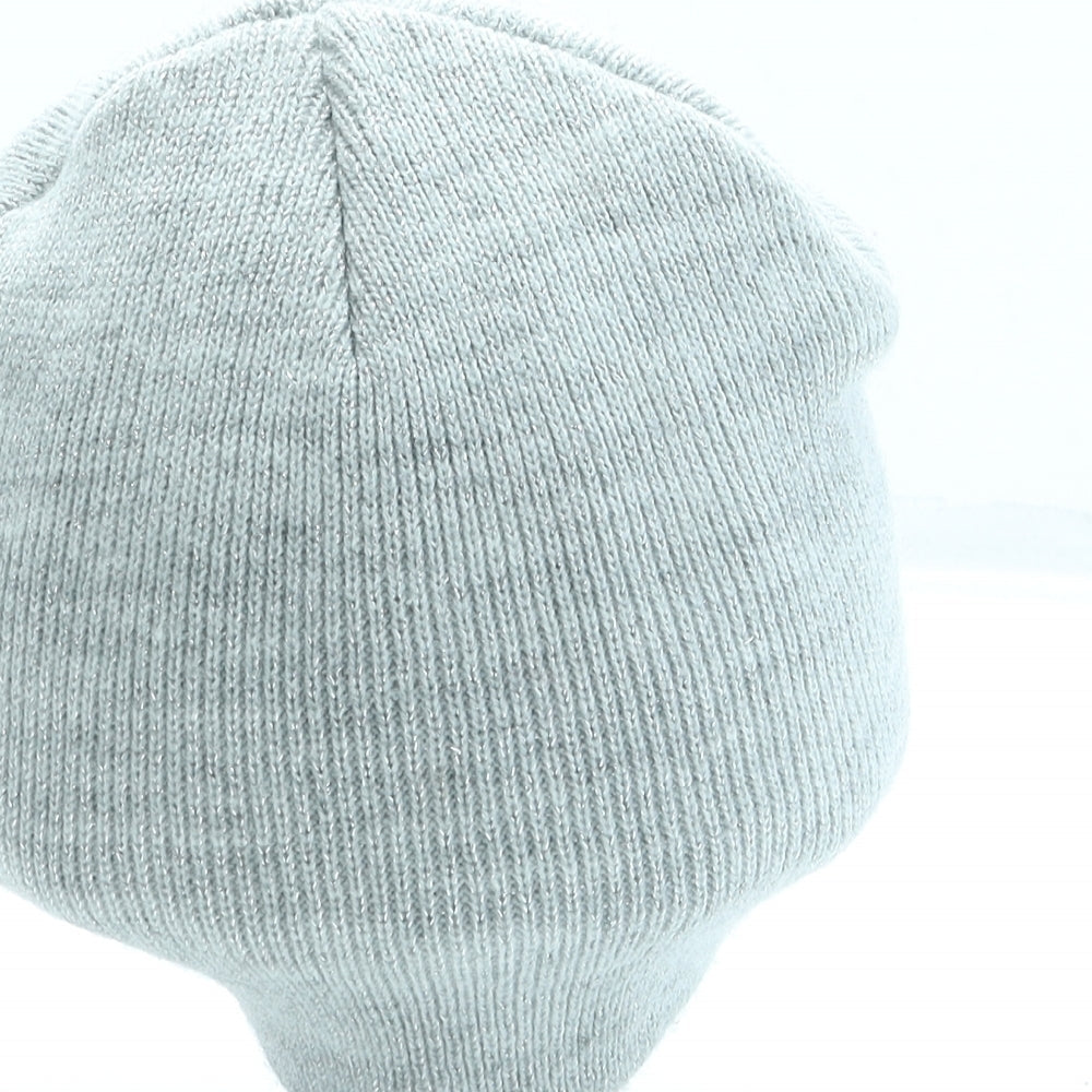 Primark Girls Grey Acrylic Beanie One Size