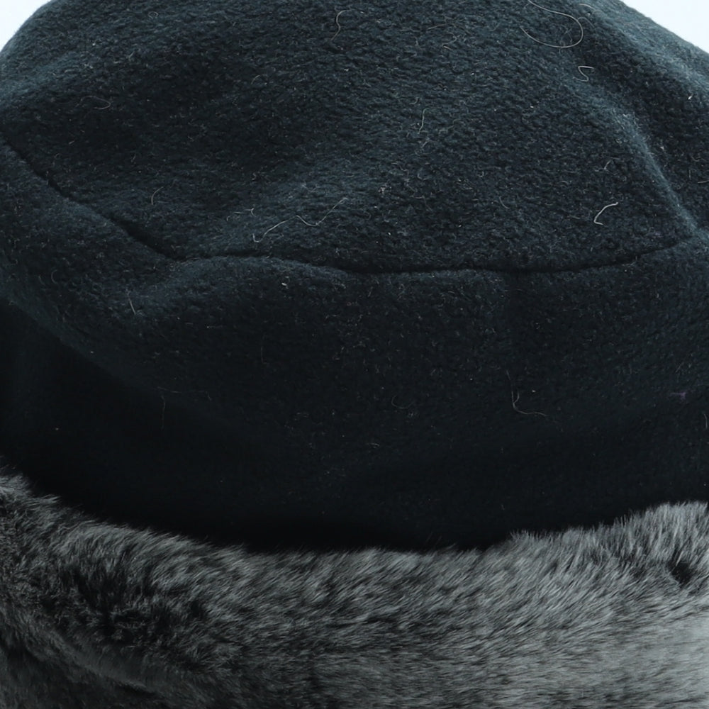 Preworn Womens Black Polyester Cloche One Size
