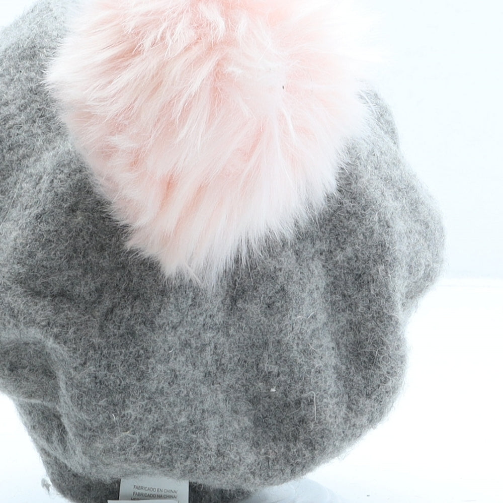 Primark Girls Grey Wool Beret Size S