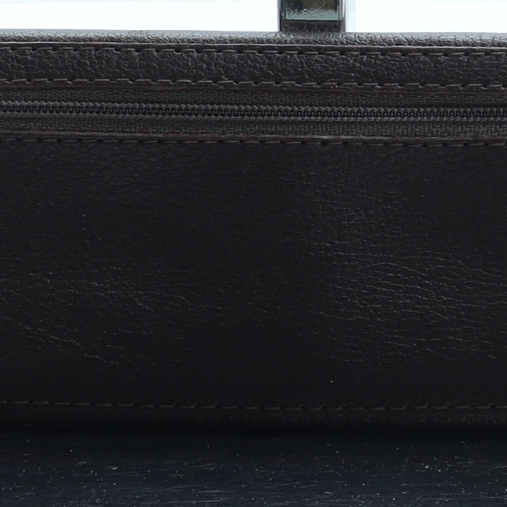 Preworn Mens Brown Leather Wallet