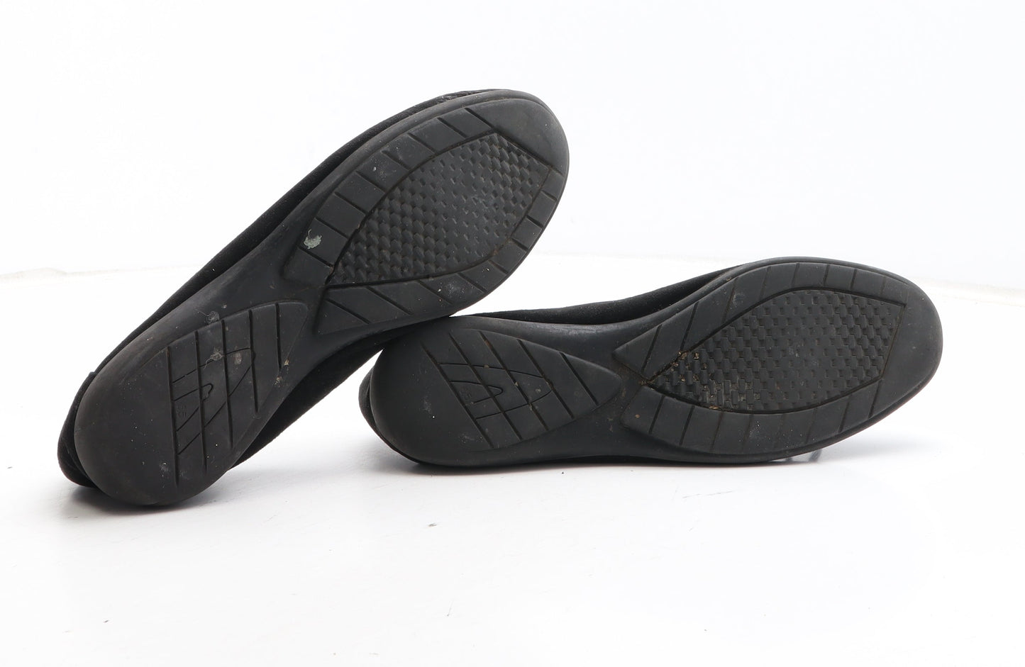 F&F Womens Black Fabric Loafer Casual UK