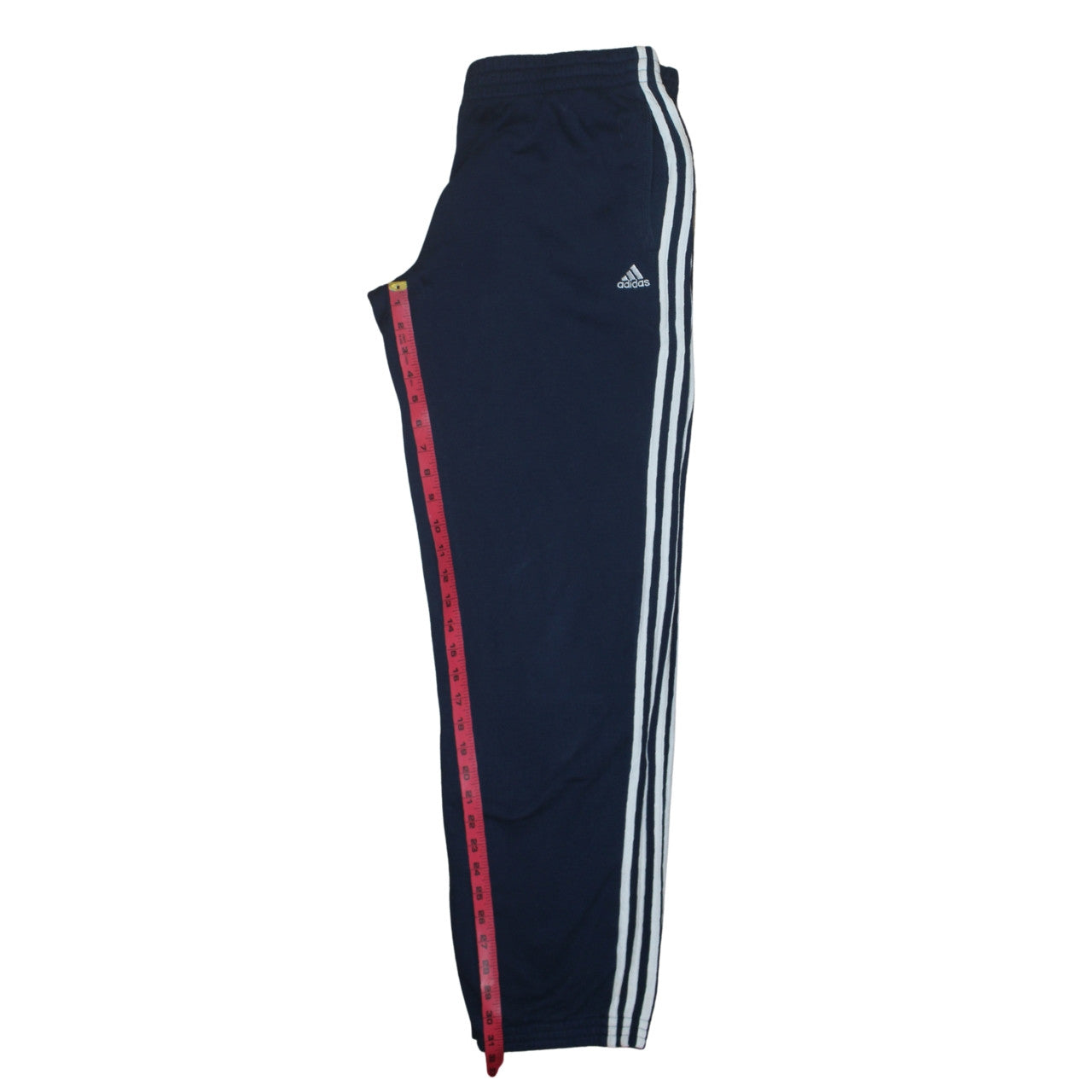Adidas 90's 3 Stripes Casual Joggers / Sweatpants Large Navy Blue
