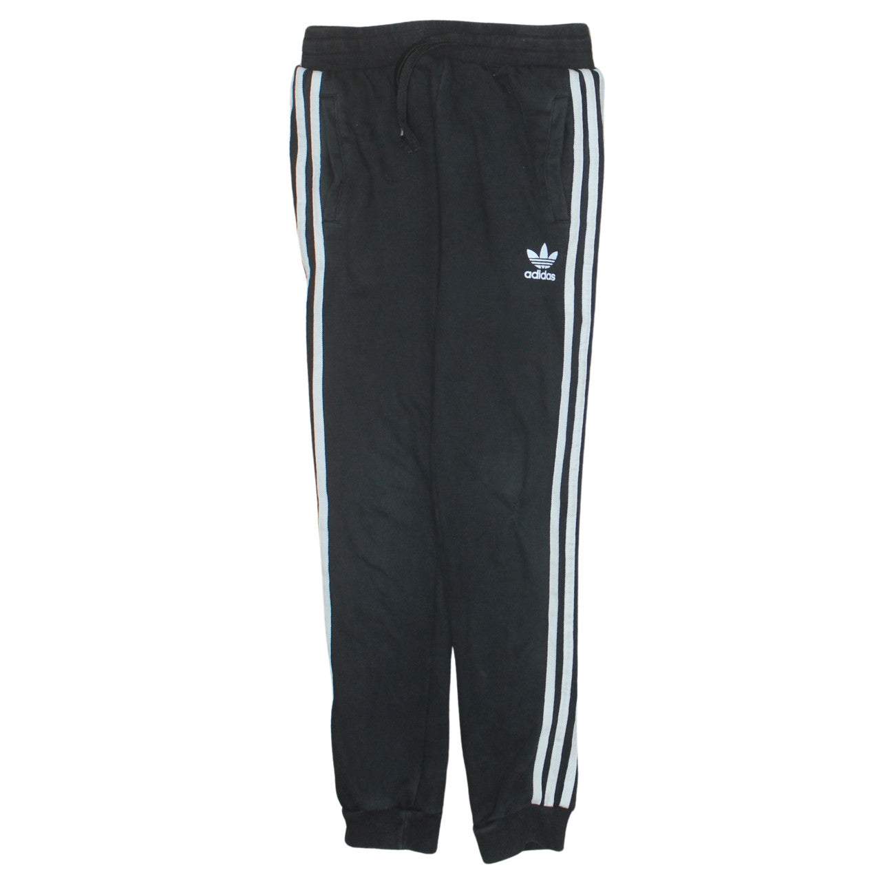 Adidas 90's 3 Stripes Casual Joggers / Sweatpants 24 Black TESTCLUB