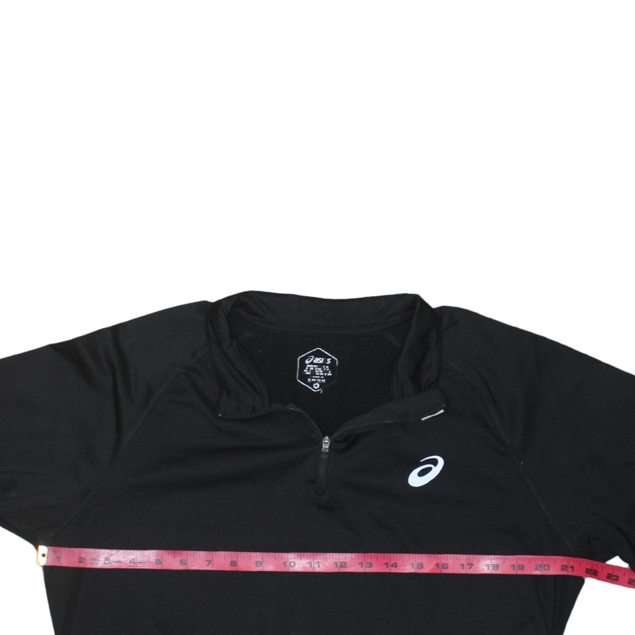Aasics 90's Lightweight Quarter Zip Sweatshirt XLarge Black TESTCLUB