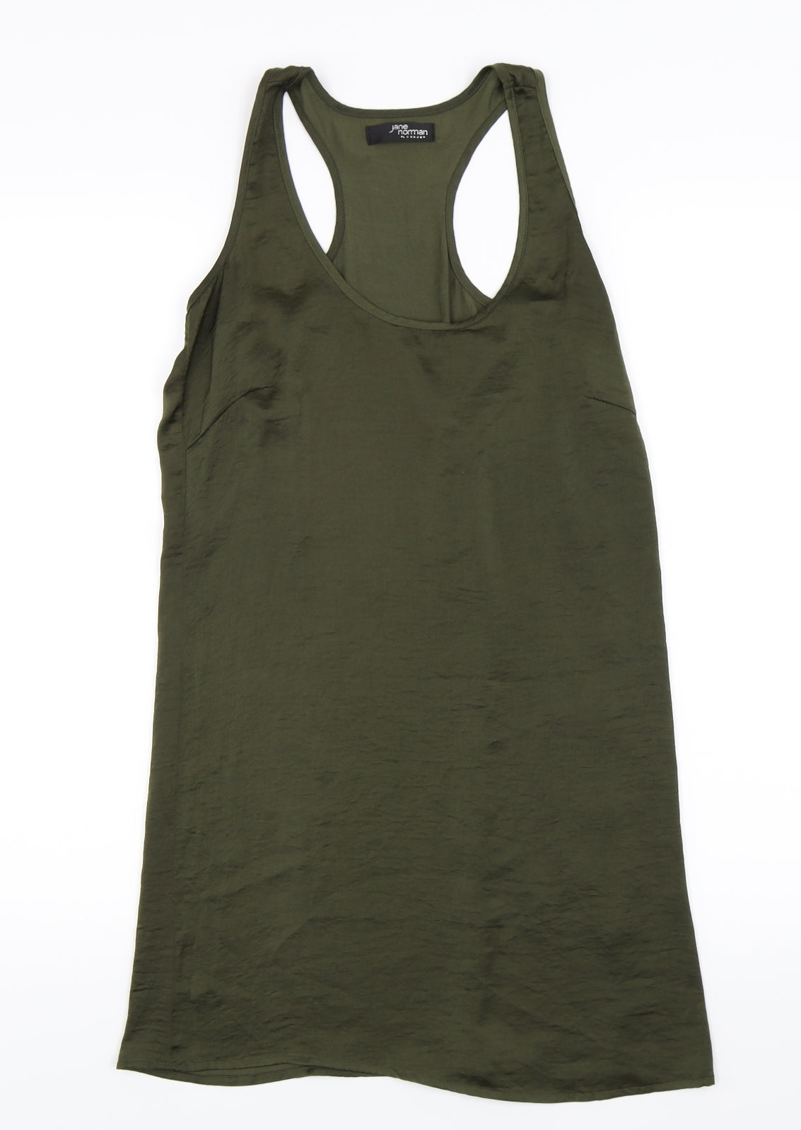 Jane Norman Womens Green Slip Dress Size 6