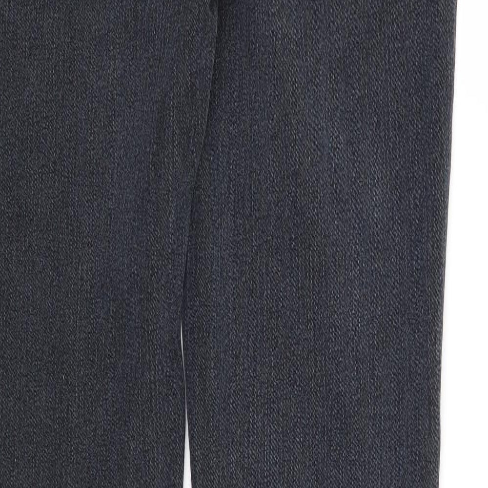24/7 Womens Blue Skinny Jeans Size 12 L30 in