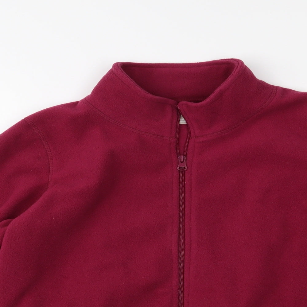Anthology Womens Purple Full Zip Jumper Size 12