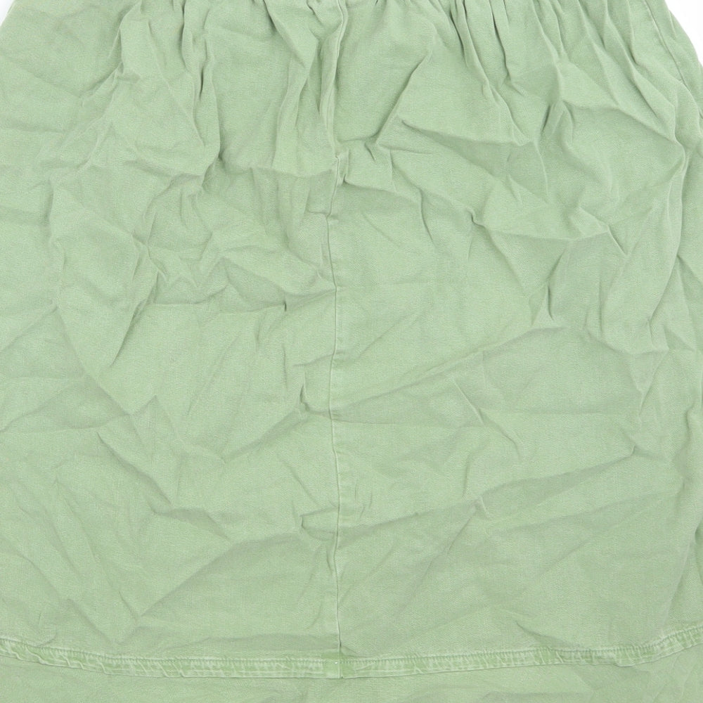 Orvis Womens Green A-Line Skirt Size XL