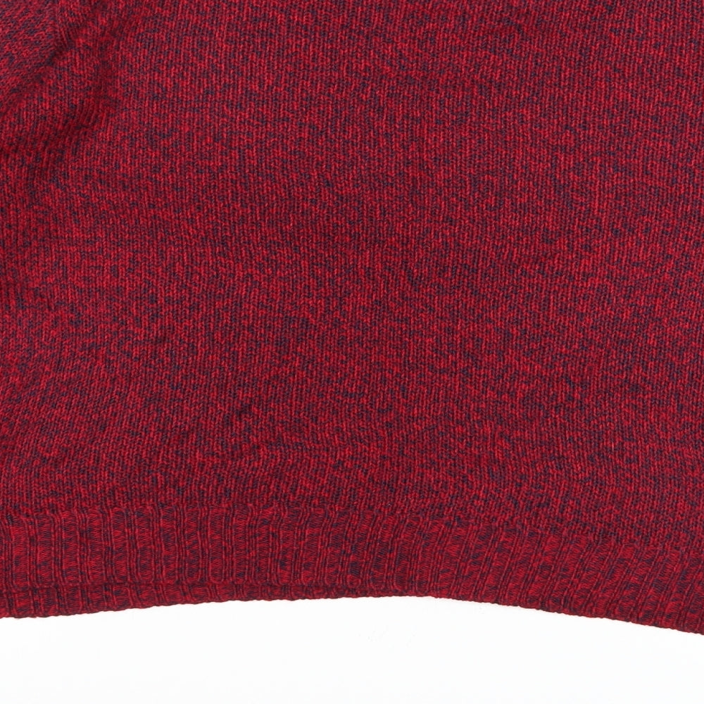 Divided by H&M Womens Red Knit Pullover Jumper Size S