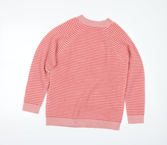 Damart Womens Orange Pullover Jumper Size 12