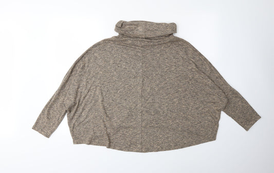 New Look Womens Brown Pullover Jumper Size 12