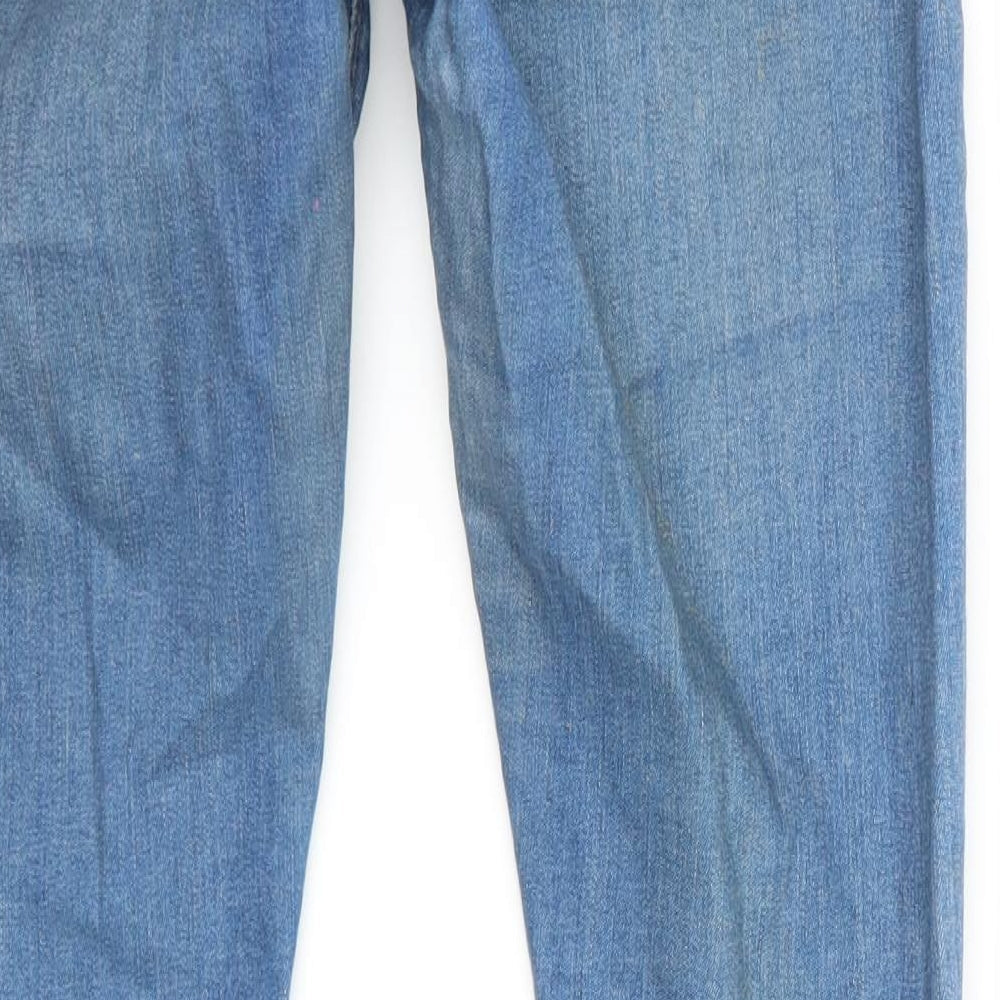 Topshop Womens Blue Skinny Jeans Size 28 L32 in