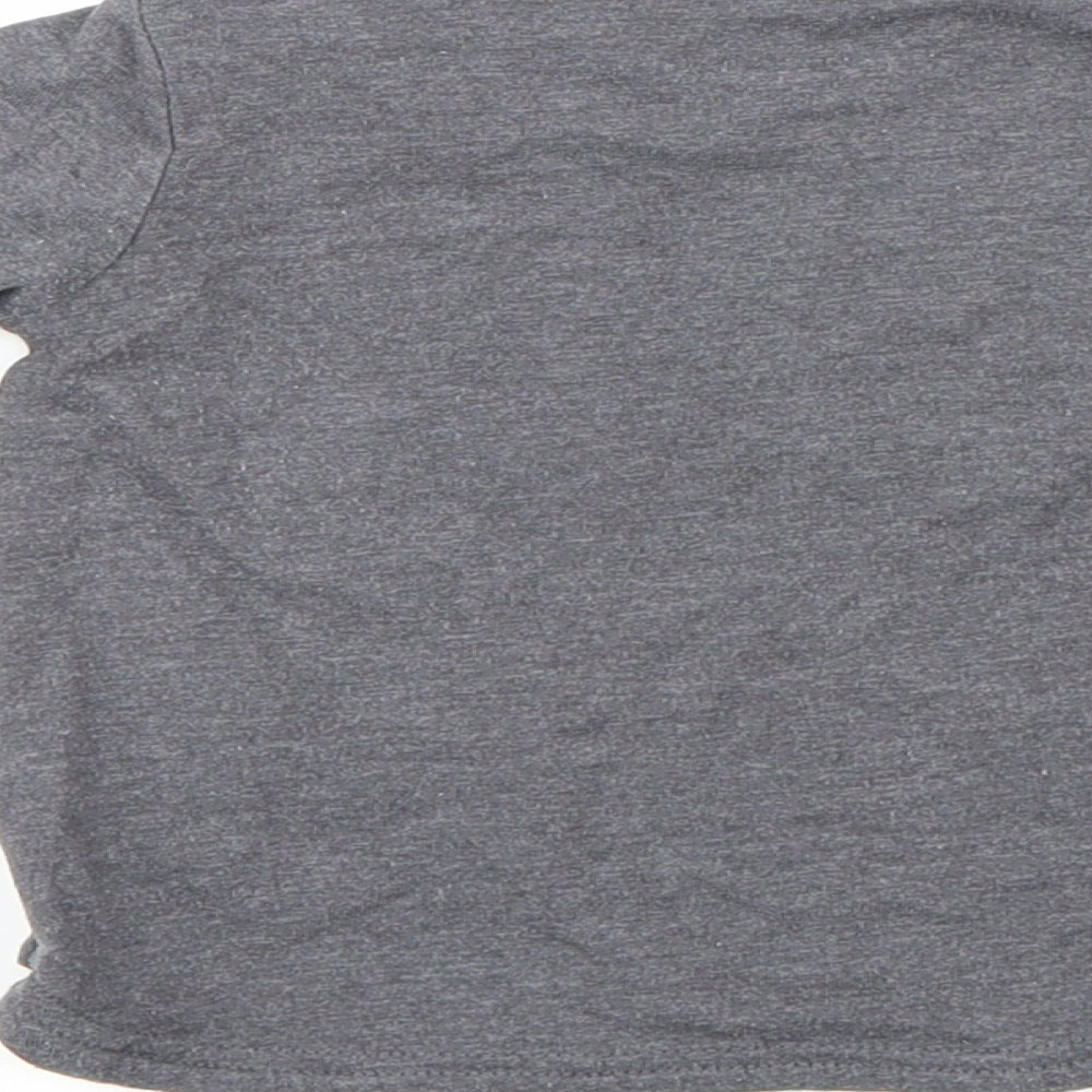 TU Boys Grey Basic Polo Size 9-12 Months