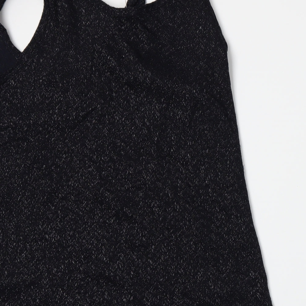 Dorothy Perkins Womens Black Basic Tank Size 16