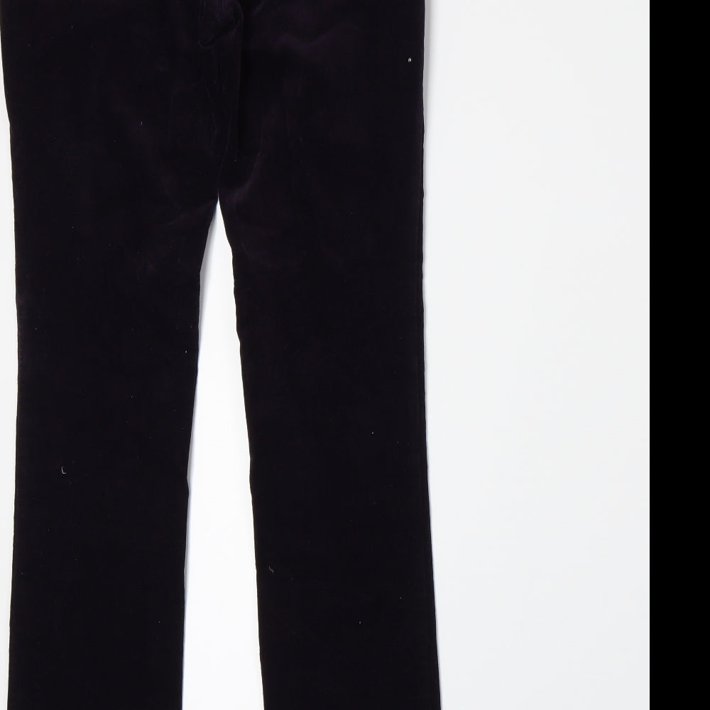 Zara Womens Purple Straight Jeans Size 6 L28 in