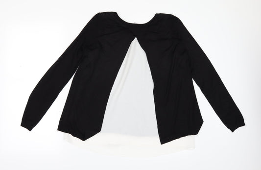 H&M Womens Black Pullover Jumper Size S