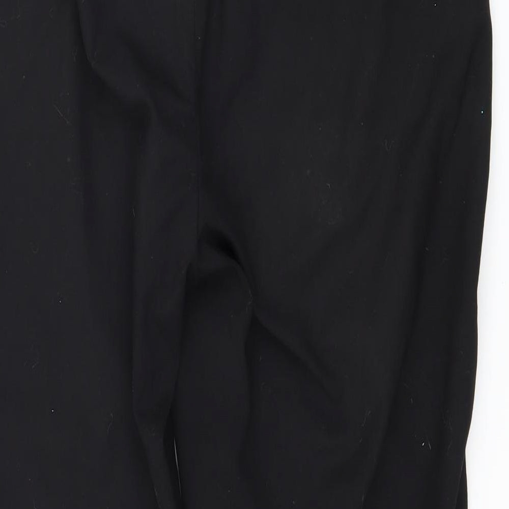 H&M Womens Black Trousers Size 10 L25 in