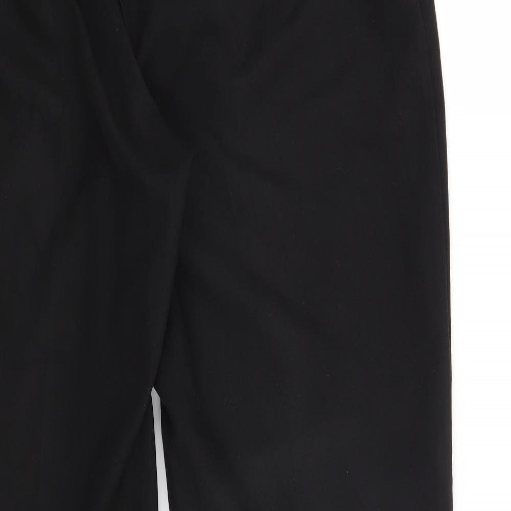 BHS Womens Black Trousers Size 14 L27 in