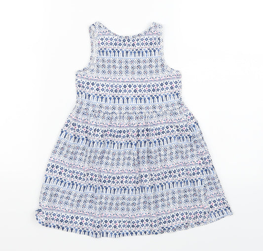H&M Girls White A-Line Size 3-4 Years