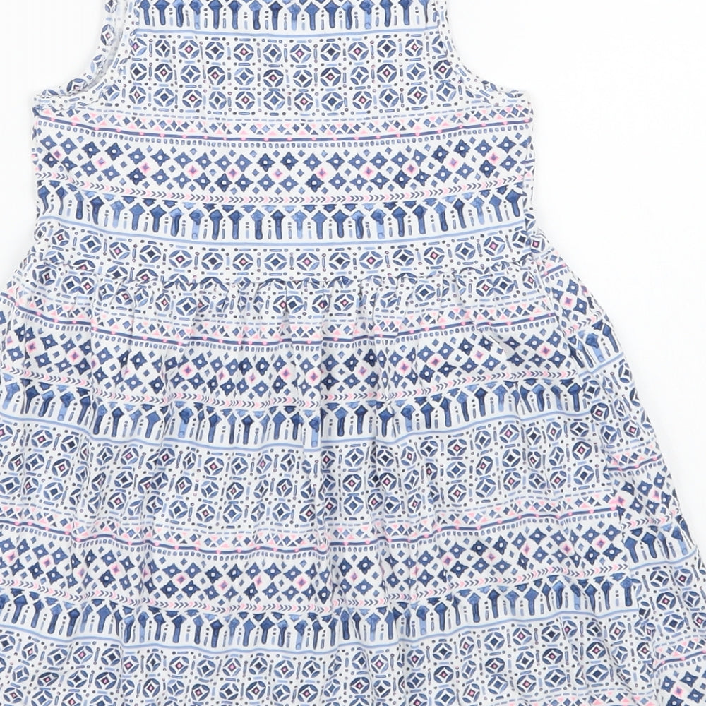 H&M Girls White A-Line Size 3-4 Years