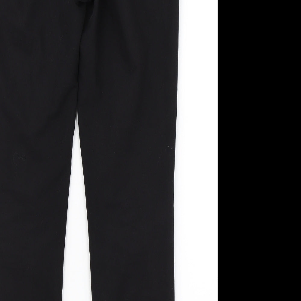 NEXT Womens Black Trousers Size 8 L27 in