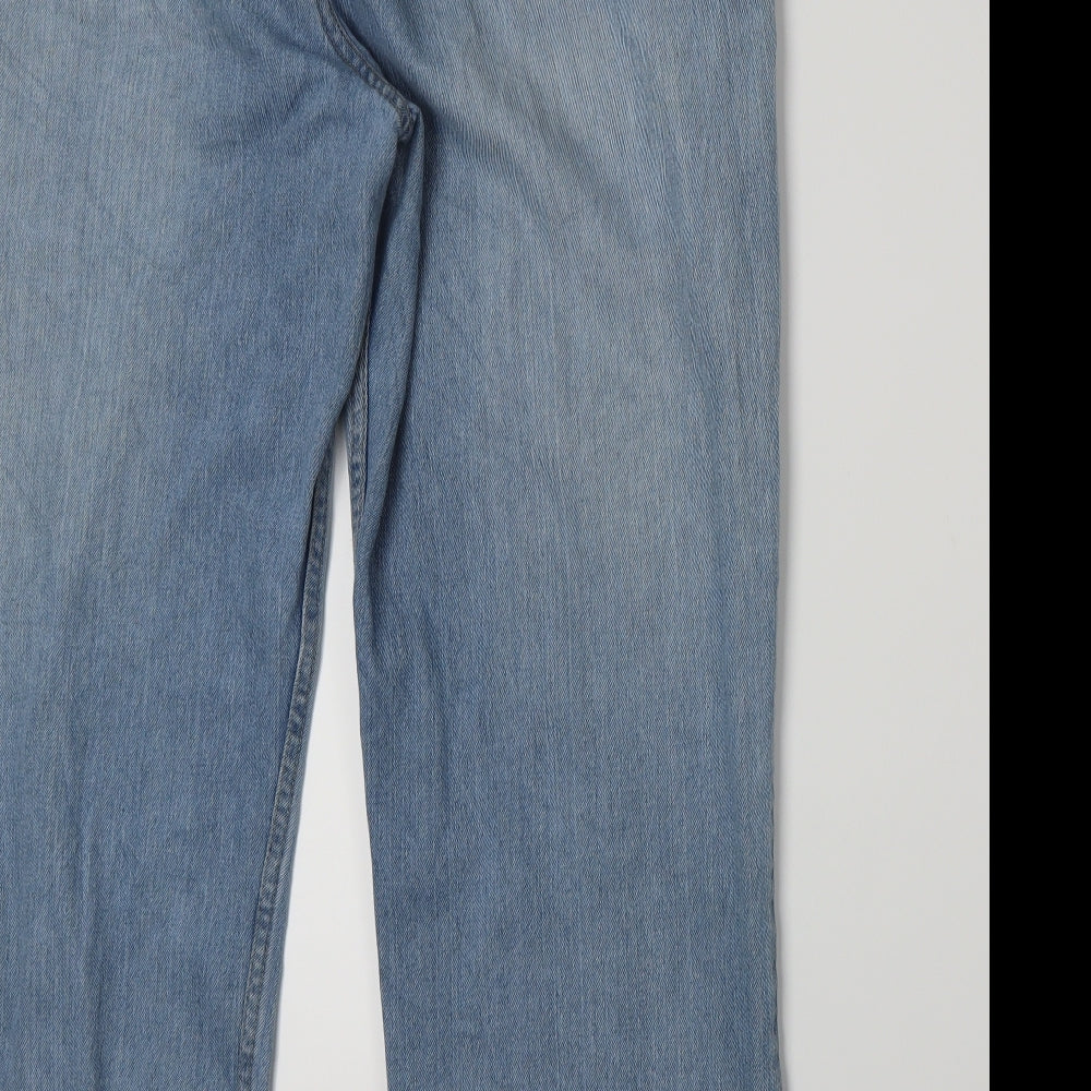Cherokee Womens Blue Denim Straight Jeans Size 42 L28 in