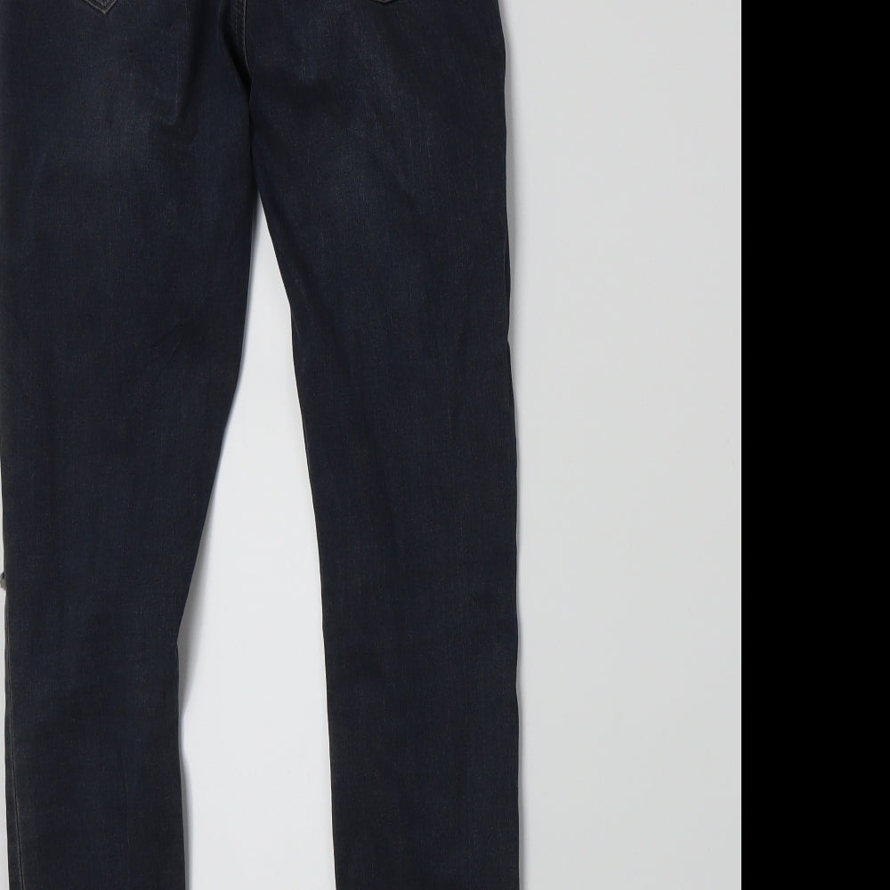 Topshop Womens Blue Denim Skinny Jeans Size 26 L28 in