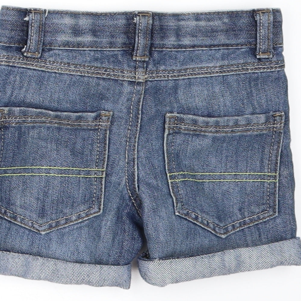 Denim & Co. Girls Blue Denim Cropped Jeans Size 18-24 Months