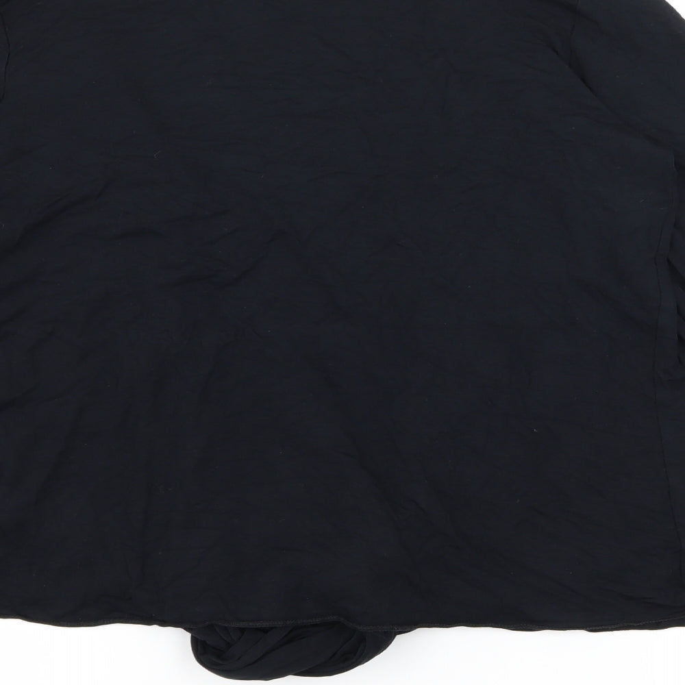 Limited Collection Womens Black Jersey Cardigan Jumper Size M