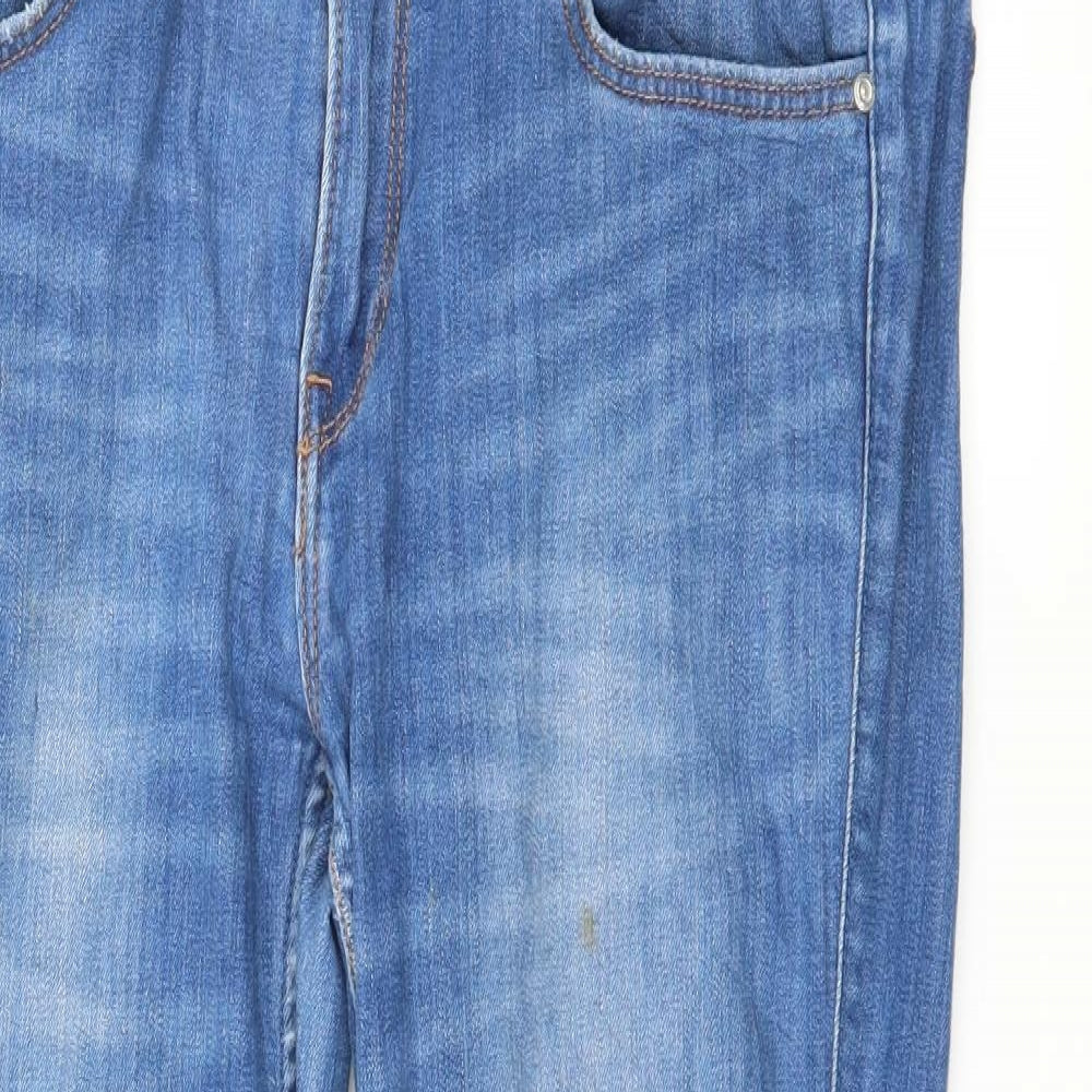 Lee Womens Blue Denim Skinny Jeans Size 34 L28 in