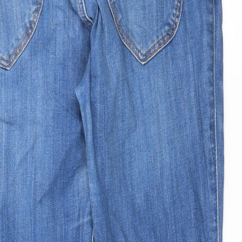 Lee Womens Blue Denim Skinny Jeans Size 34 L28 in