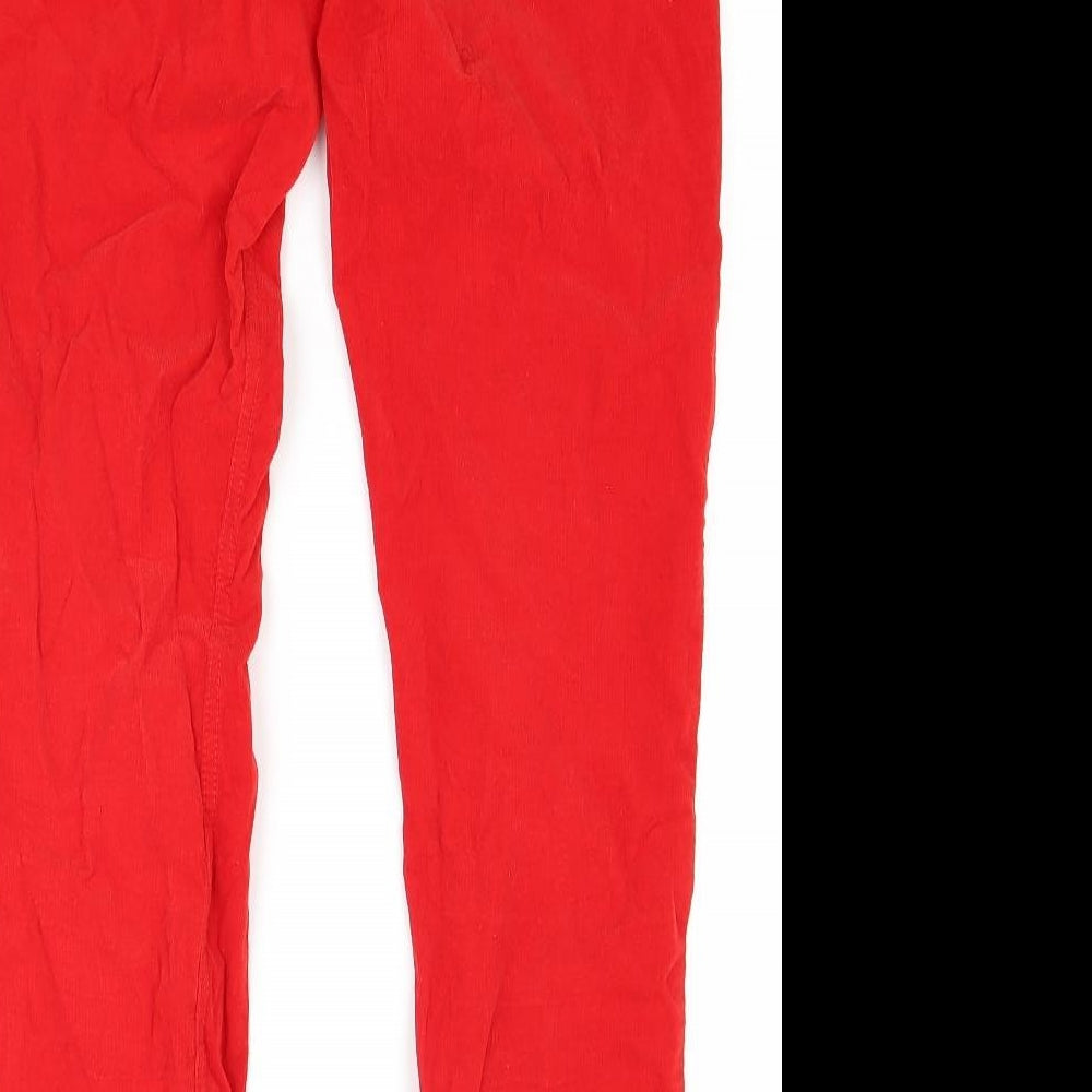 Saint Tropez Clothing Womens Red Denim Mom Jeans Size 10 L27 in