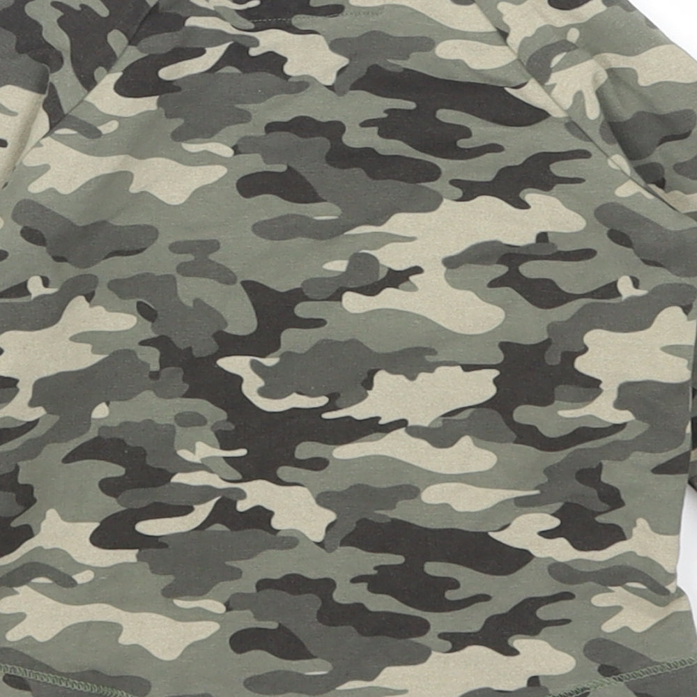 NEXT Boys Green Camouflage Basic T-Shirt Size 6-9 Months
