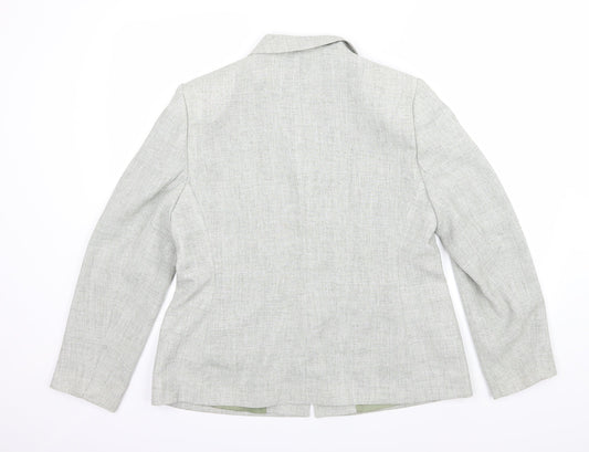 Autonomy Womens Green Jacket Suit Jacket Size 16