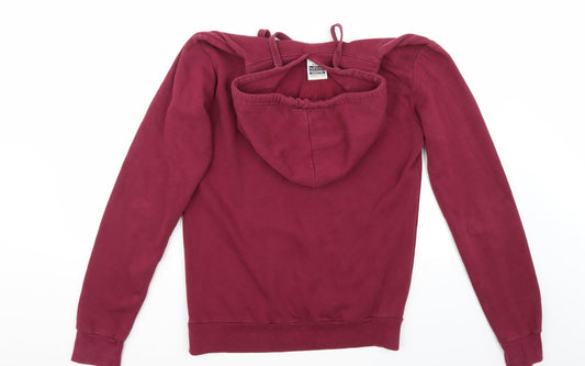 Hype Womens Purple Pullover Hoodie Size S