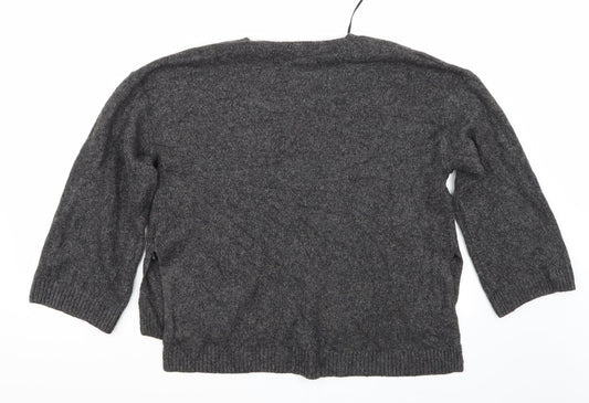H&M Womens Grey Pullover Jumper Size L