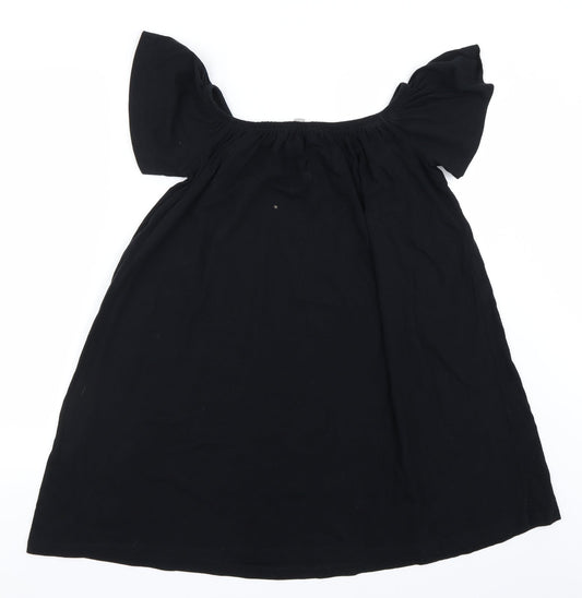 Asos Womens Black Basic T-Shirt Size 8