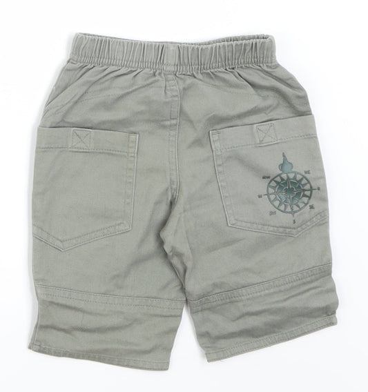 Adams Boys Green Cargo Jeans Size 3-6 Months