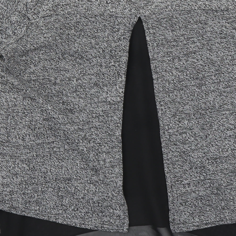 New Look Womens Grey Pullover Jumper Size M