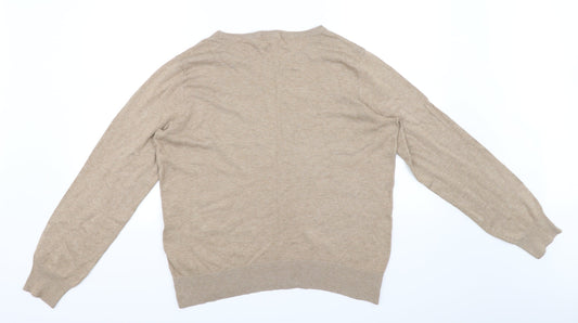 H&M Mens Brown Pullover Jumper Size L