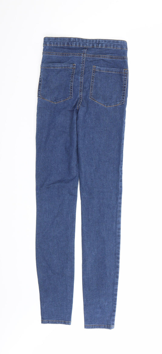 Denim Co. Womens Blue Denim Skinny Jeans Size 6 L20 in