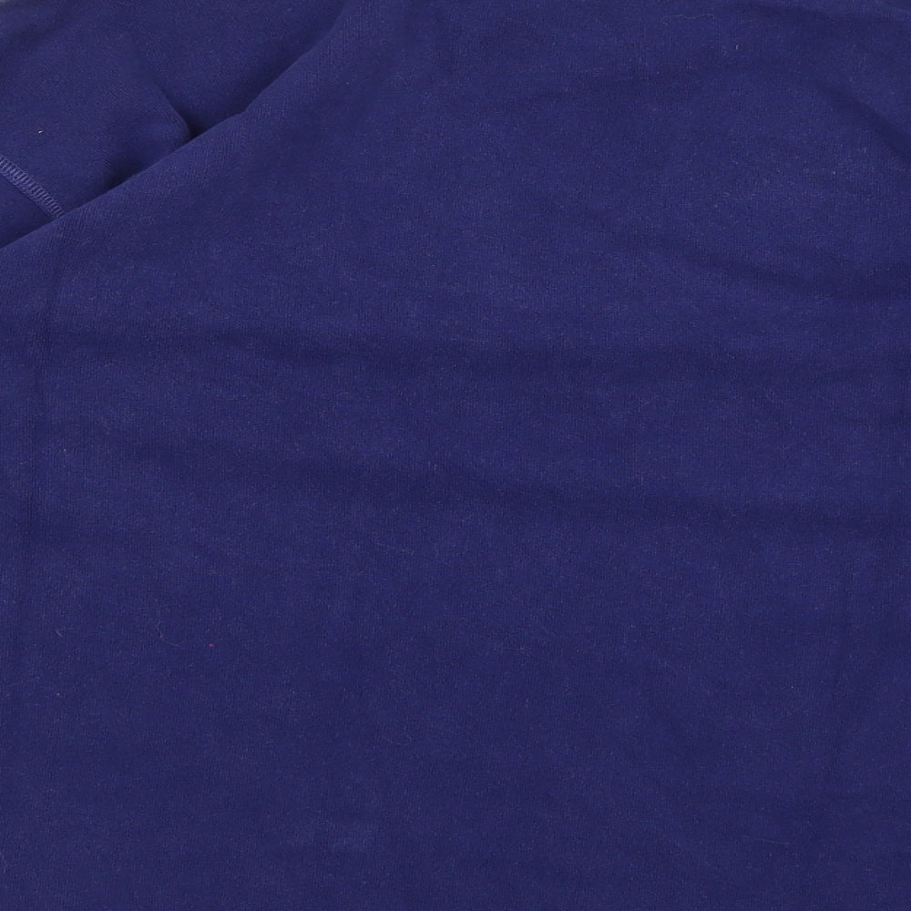 NX Sport Womens Blue Jersey Pullover Sweatshirt Size S