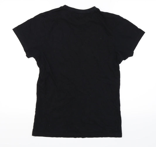 Preworn Mens Black T-Shirt Size S