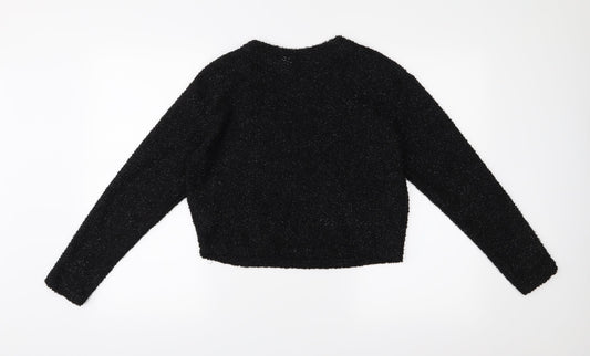 H&M Womens Black Pullover Jumper Size S