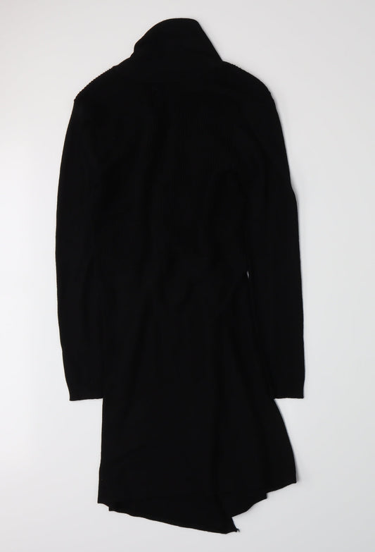 New Look Womens Black Knit Cardigan Jumper Size 8