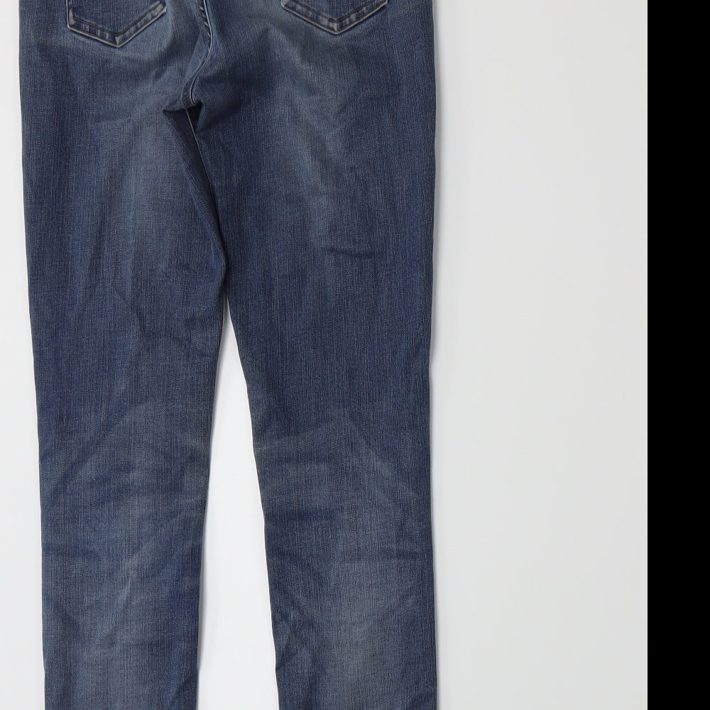 Uniqlo Womens Blue Denim Skinny Jeans Size 6 L26 in